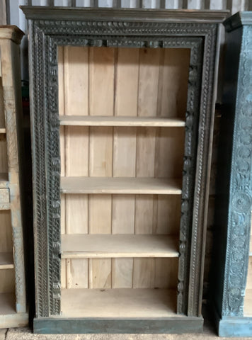 Large Bookcase with Ornate Framing