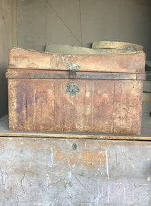 Aged Tin Trunk