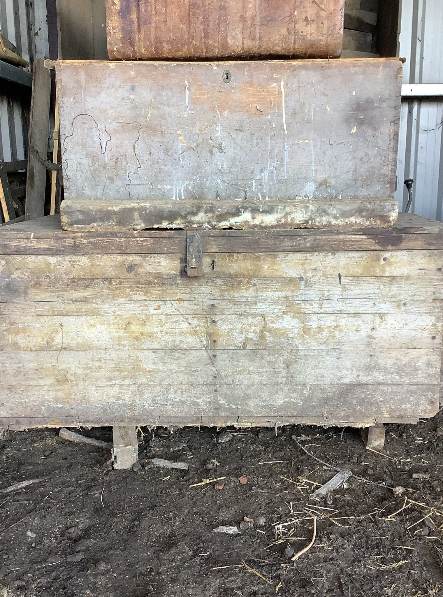 Large Wooden Storage Box