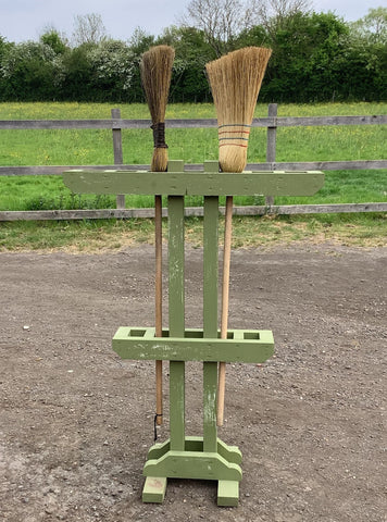 Green Broom Rack