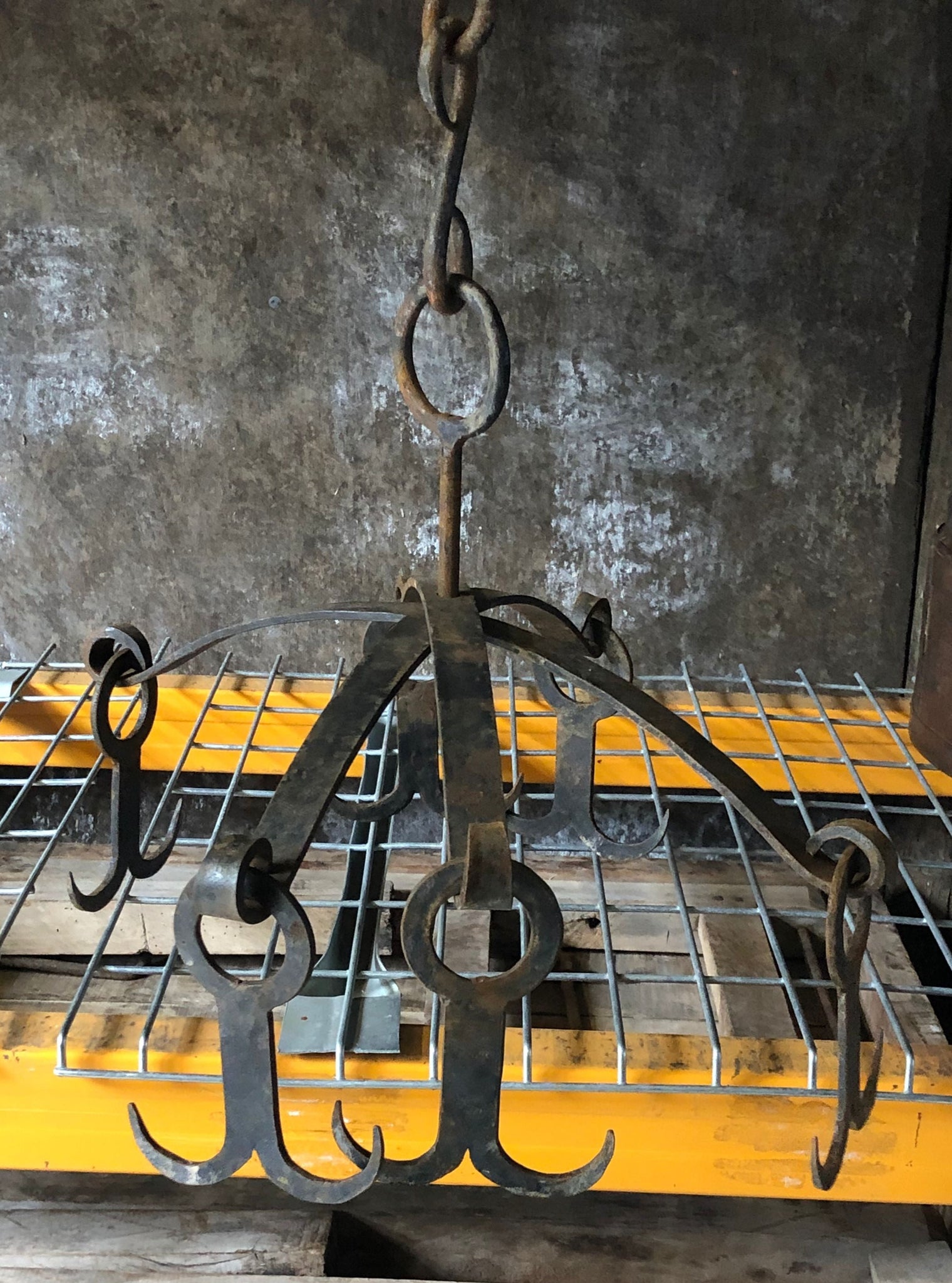 Butcher's Meat Hanger with Hooks