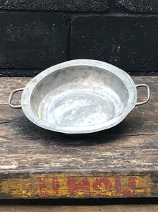 Round Pewter Dish