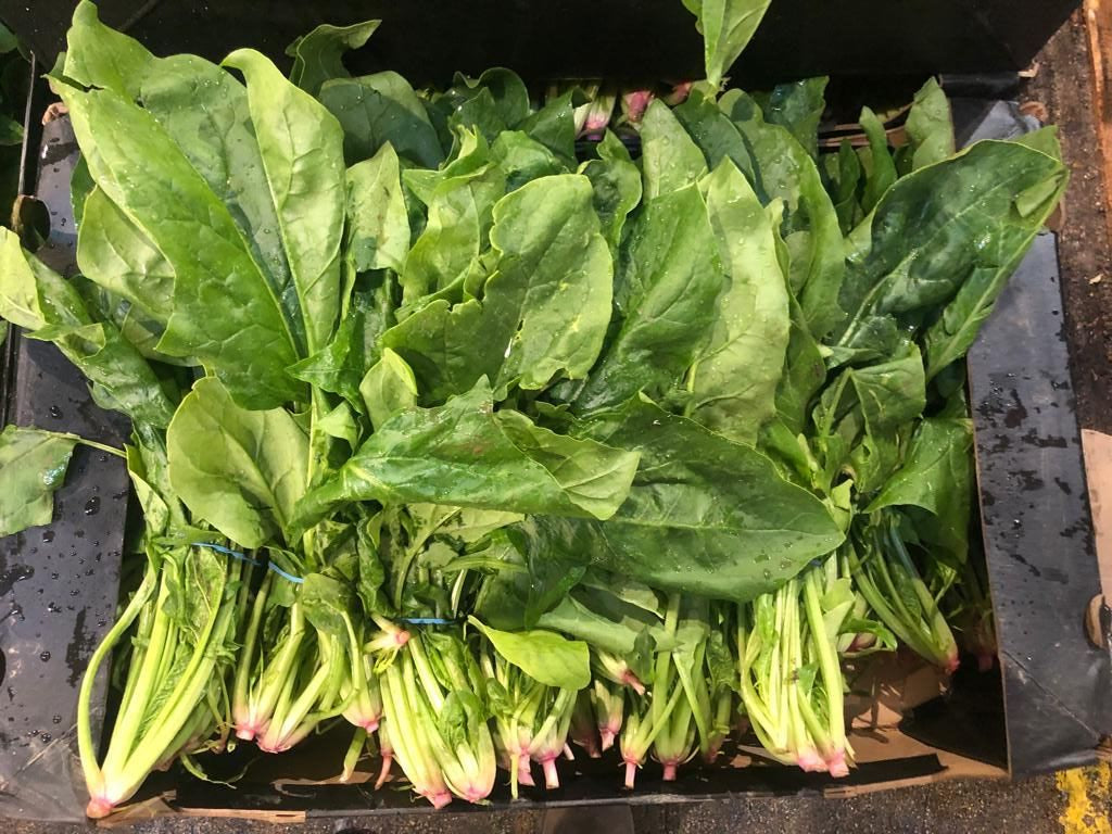 Box of Fresh Spinach
