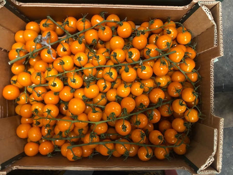 Box of Orange Cherry Tomatoes