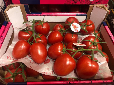 Box of Ruby Red Tomatoes