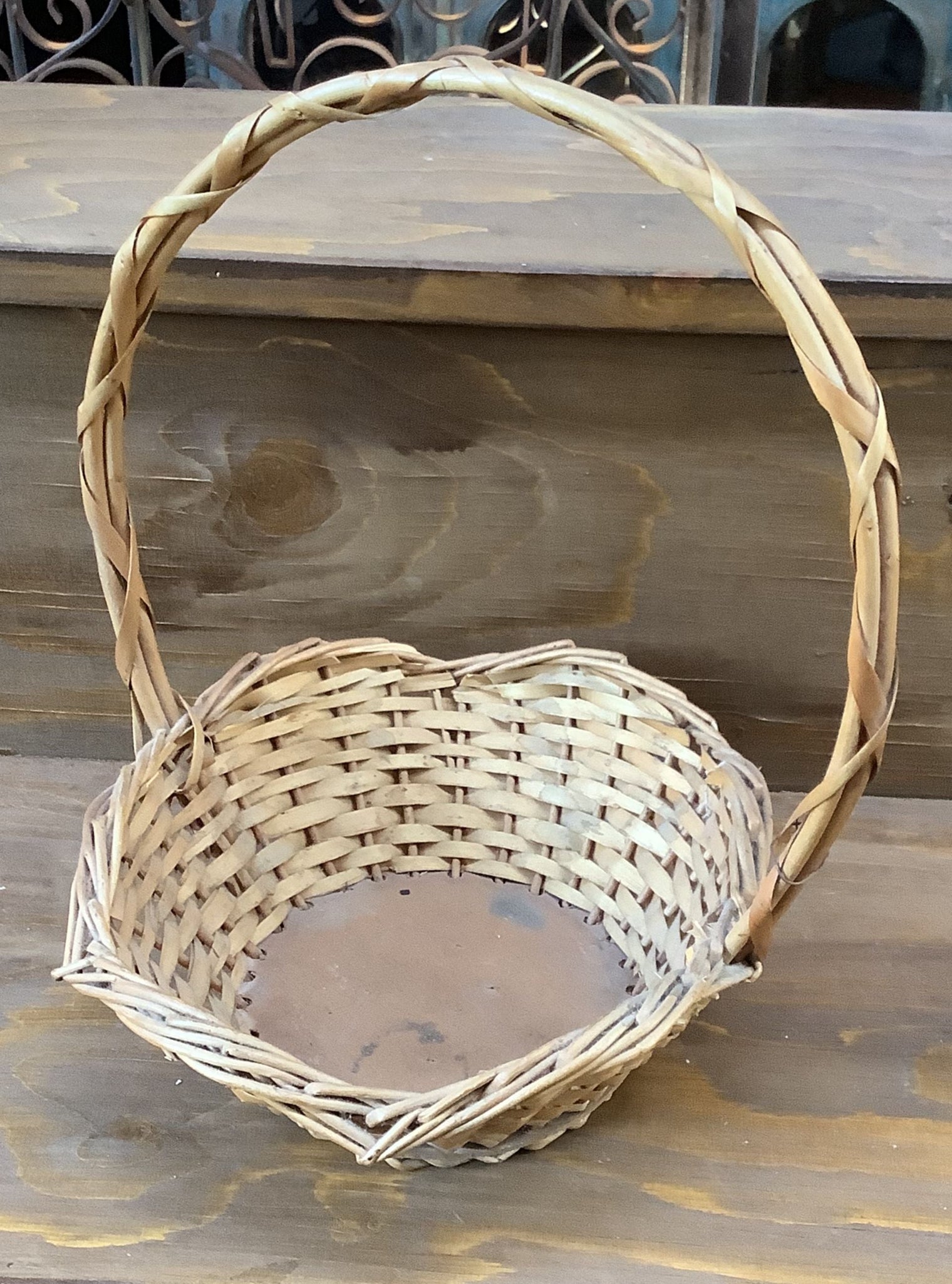 Heart Shaped Bouquet Basket