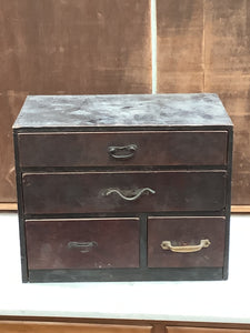 Small Black Wooden Drawers