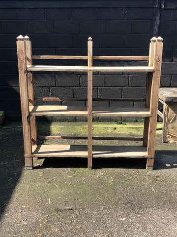 Dark Wood Shelving Rack