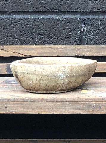 Small Primitive Stone Bowl