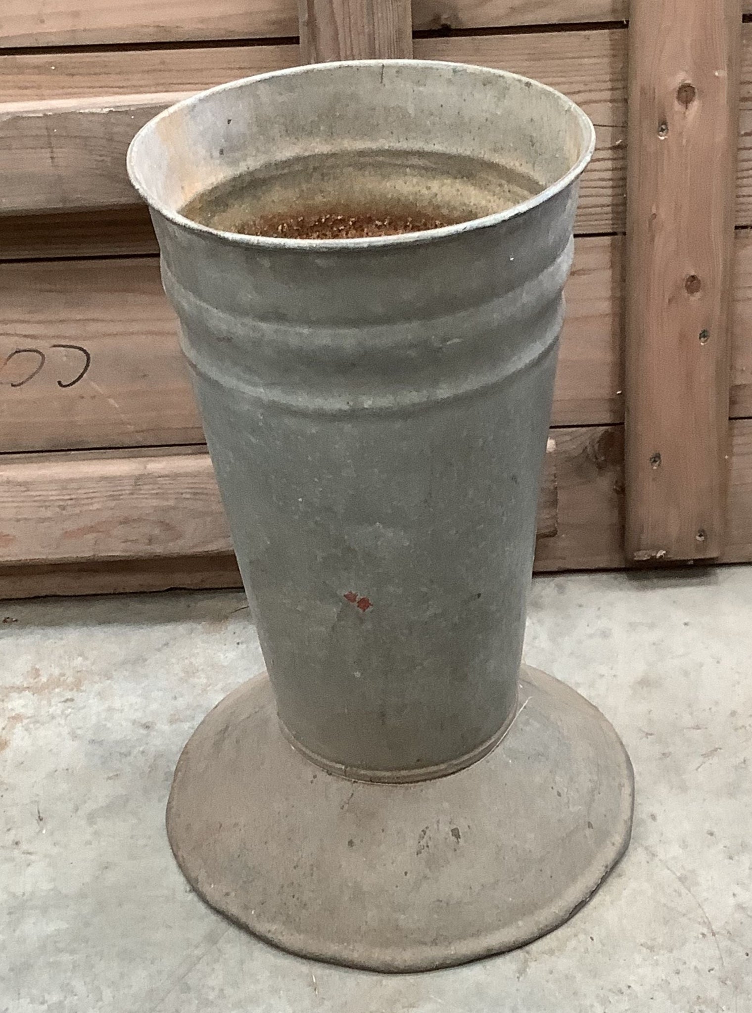 Tall Galvanised Planter