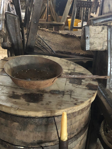 Vintage Iron Chestnut Roasting Pan