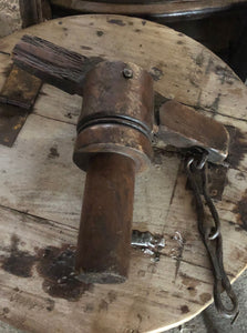 Large Wooden Plug with Chain