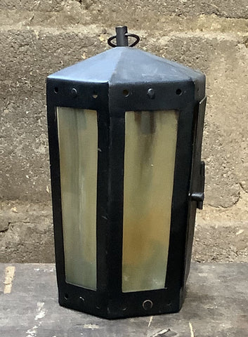 Black Lantern with Rawhide Window