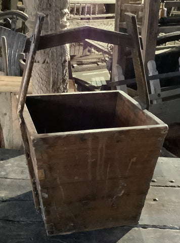 Square Wooden Well Bucket