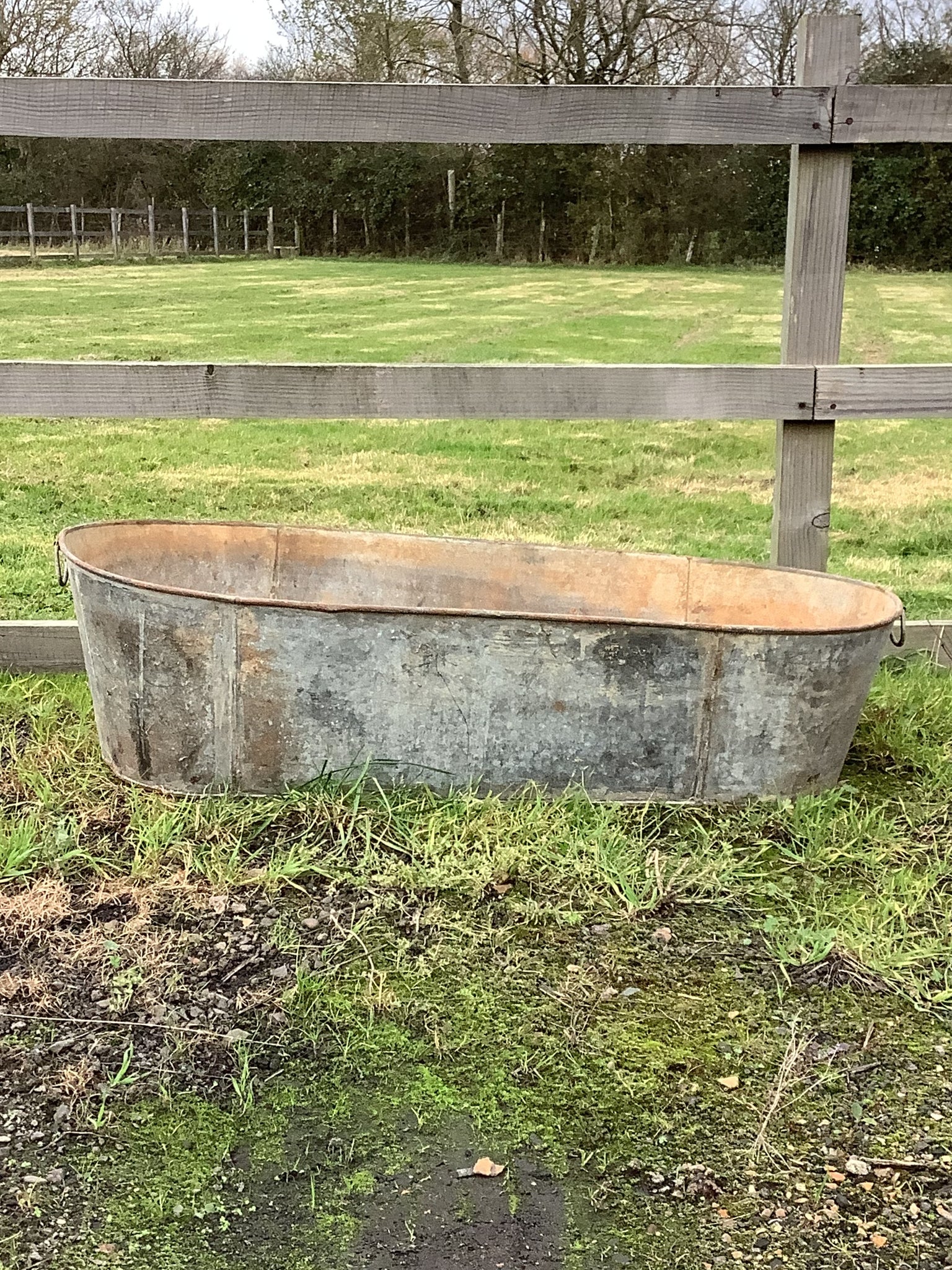 Outdoor Metal Bathtub