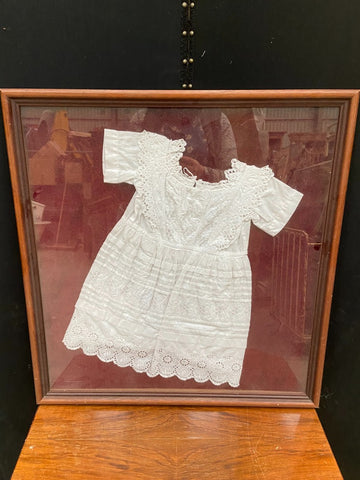 White Lacey Dress in Frame
