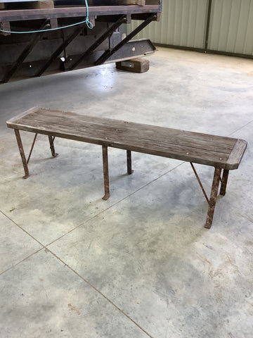 Bench with Steel Legs