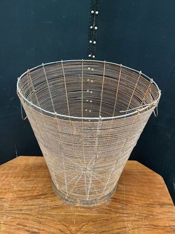 Tall Metal Wire Basket