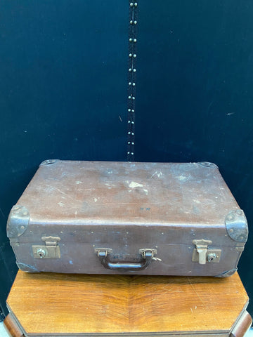Brown Snakeskin Suitcase