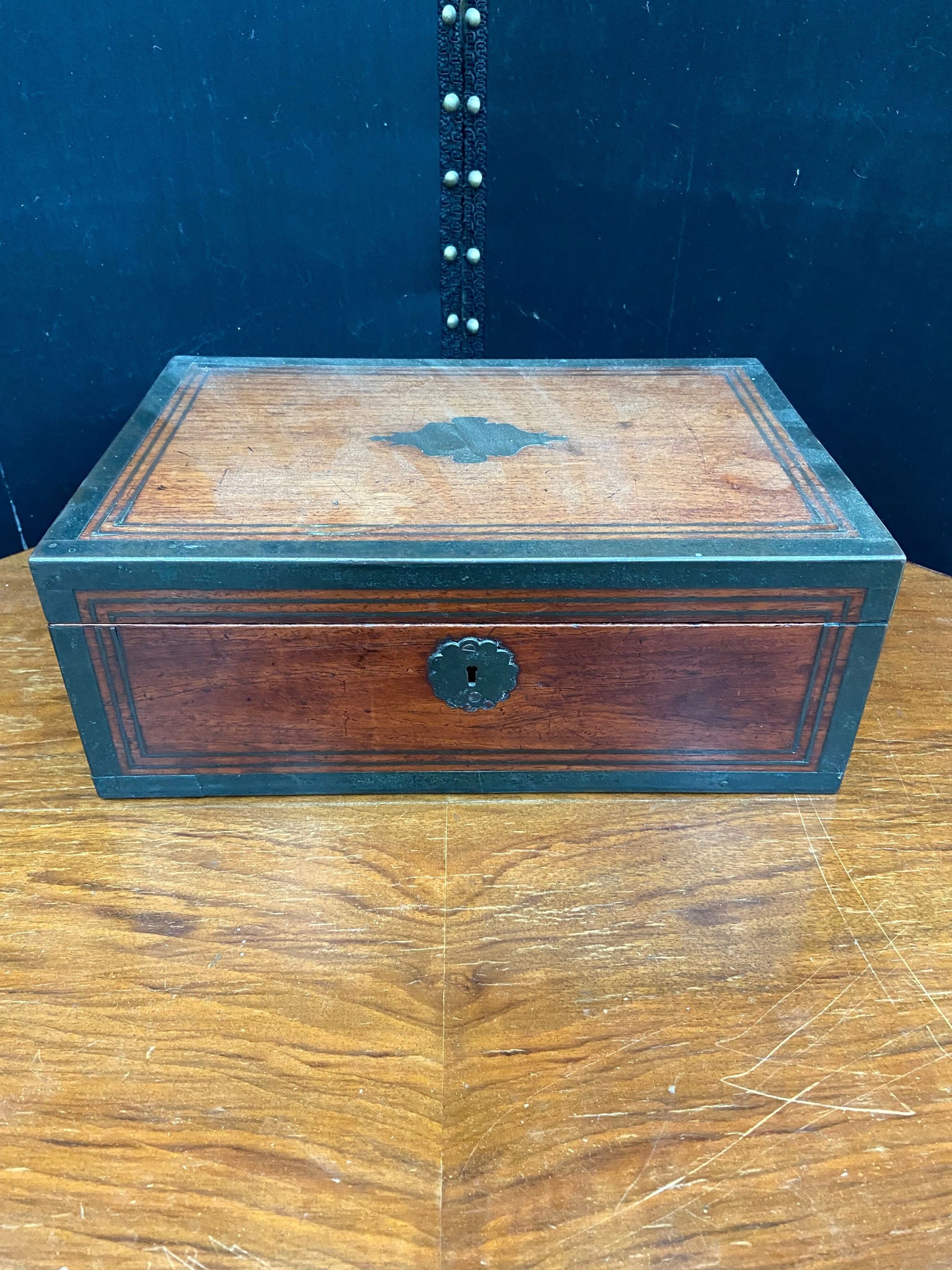 Wooden Document Storage Box