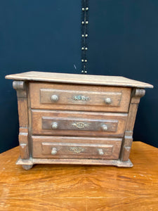 Old Wooden Jewellery Box