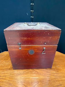 Red Wooden Desktop Box