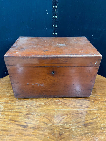 Orange Toned Wooden Box