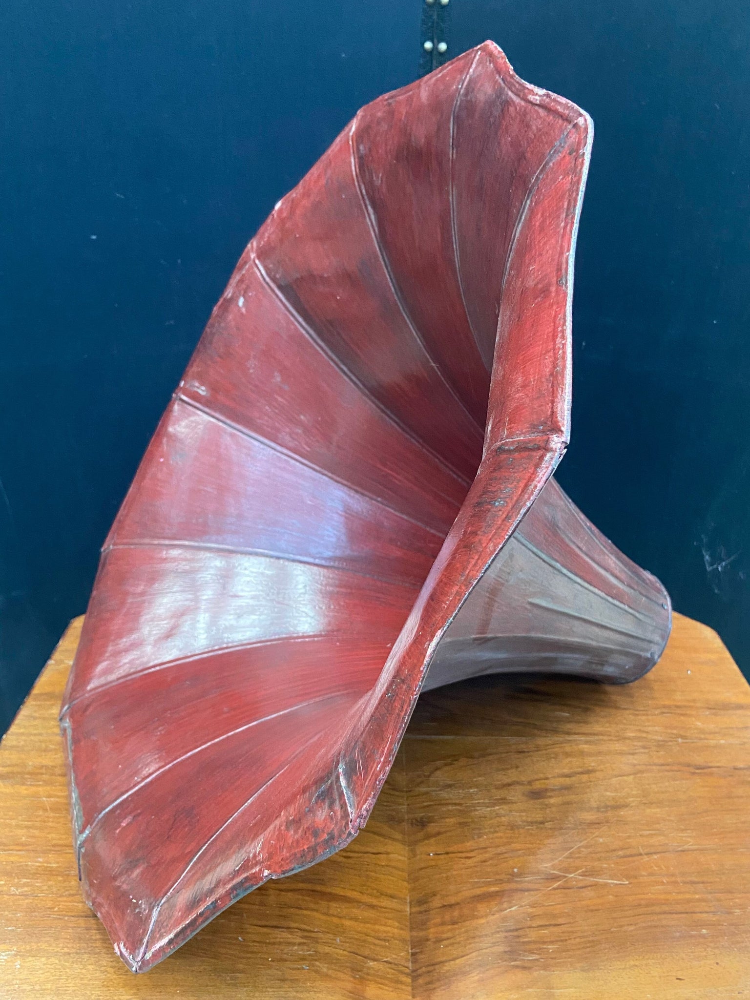 Red and Black Gramophone Horn