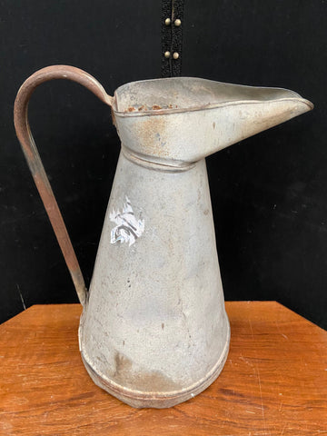 Large Metal Jug with Long Spout