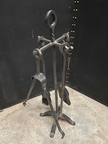 Wrought Iron Fireplace Tool Set