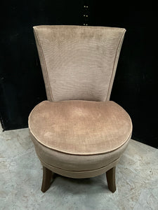 Vintage Beige Boudoir Chair