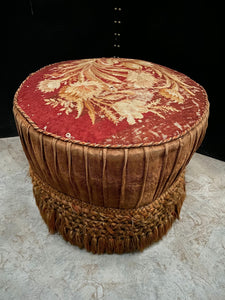 Stitched Tapestry Footstool
