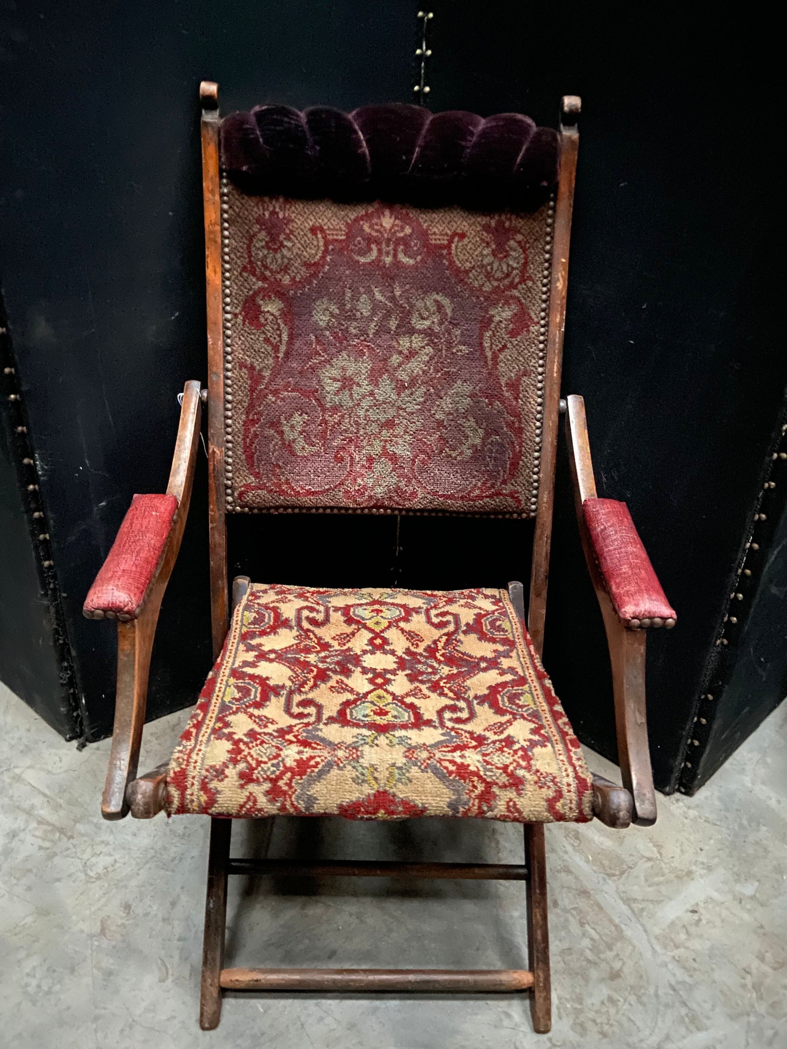 Fold Up Tapestry Chair