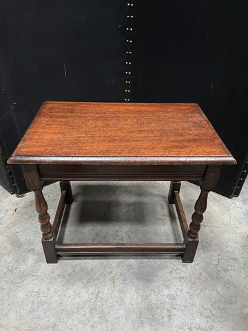 Stained Wood Side Table