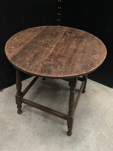 Simple Round Wooden Dining Table