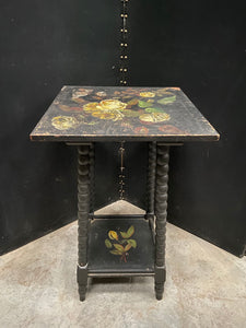 Floral Painted Side Table