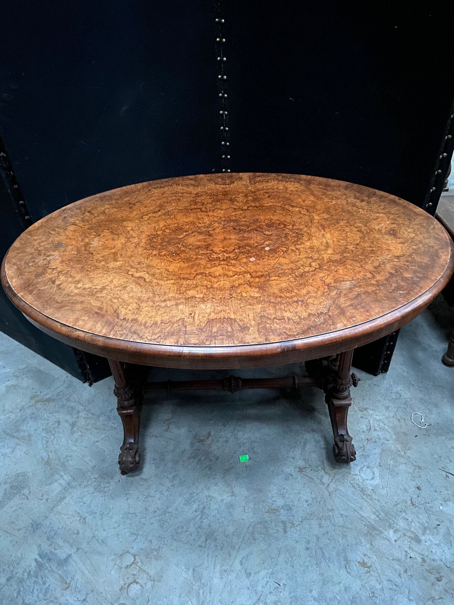 Low Oval Coffee Table