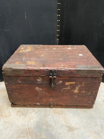 Heavily Aged Wooden Trunk