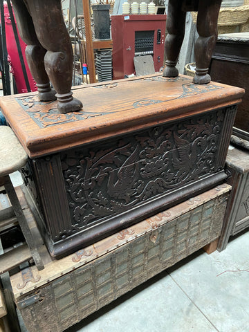 Carved Swan Storage Box