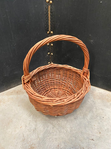 Round Wicker Storage Basket