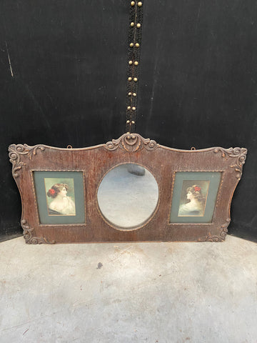 Double Picture Frame & Mirror