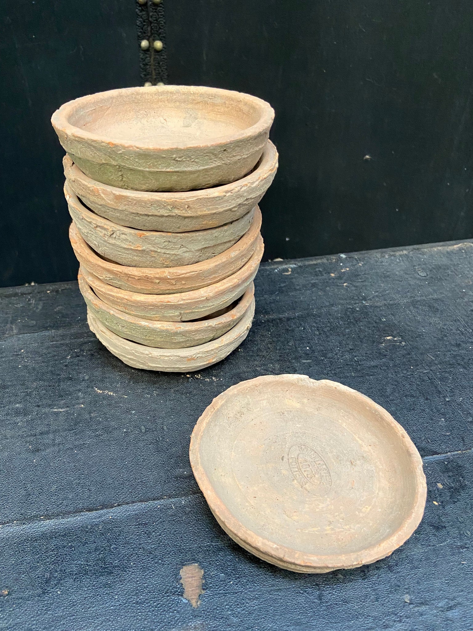 Round Clay Coasters