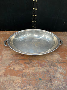 Round Silver Tray