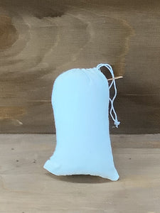 Small Linen Drawstring Bag