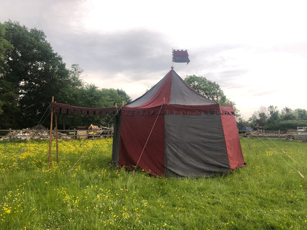 Medieval Red & Green Tent