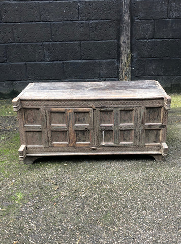 Rustic Wooden Ottoman