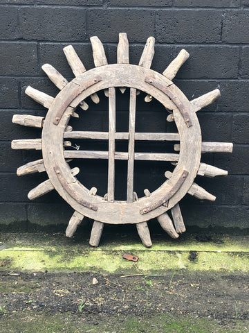 Antique Wooden Water Wheel