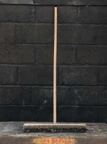 Wide Wooden Sweeping Broom