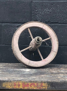 Small Antique Cart Wheel