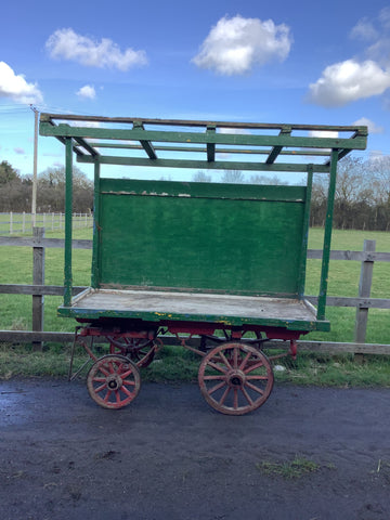 Rustic Green Trades Cart